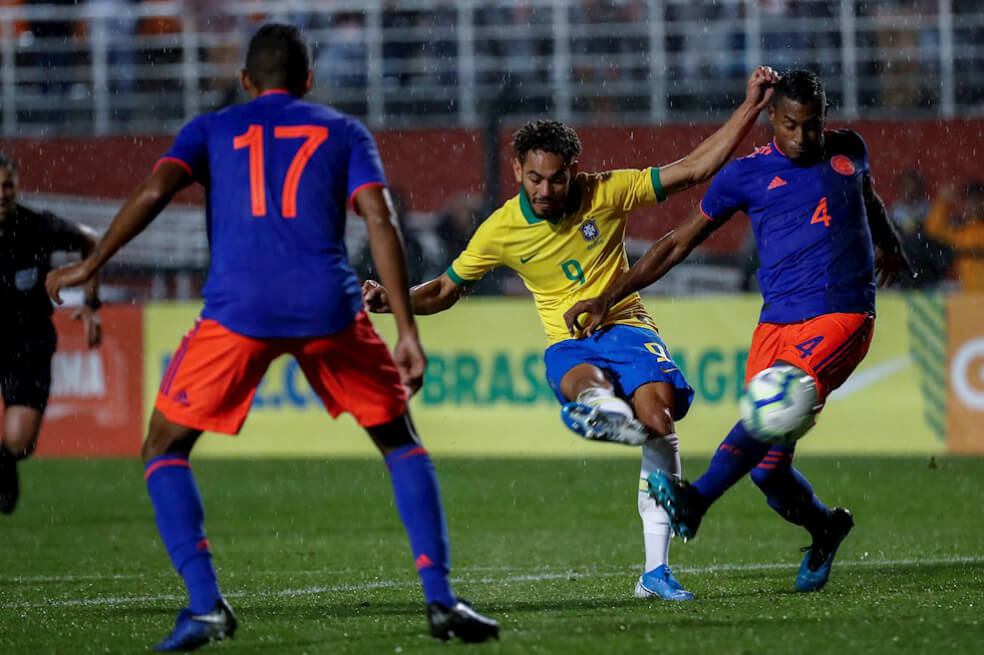 La selección de Colombia sub-23 perdió amistoso ante Brasil