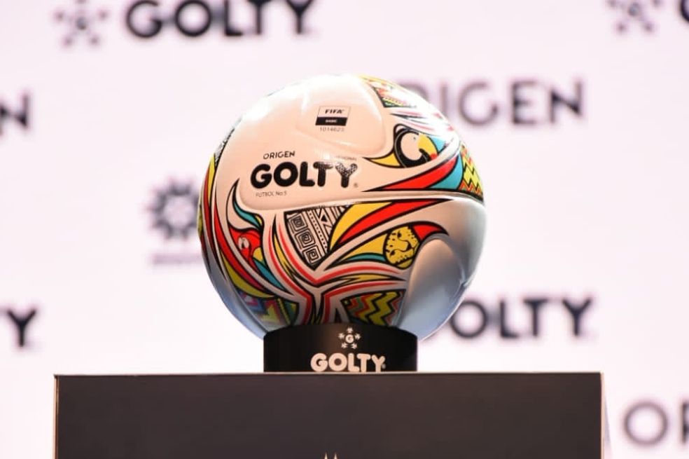 Golty presentó el nuevo balón del fútbol profesional colombiano