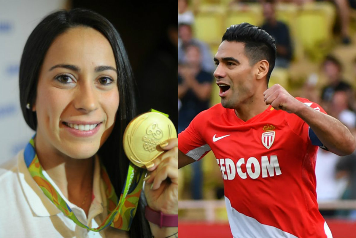 El mensaje de aliento de Falcao a Mariana Pajón luego de su delicada lesión
