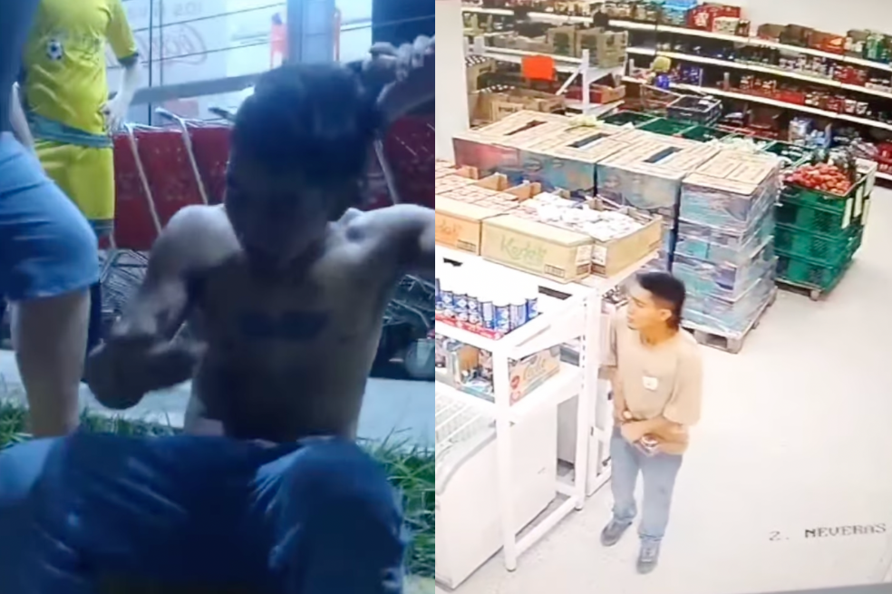 Video: hombre que robó libra de café en D1 fue golpeado por vecinos en Risaralda