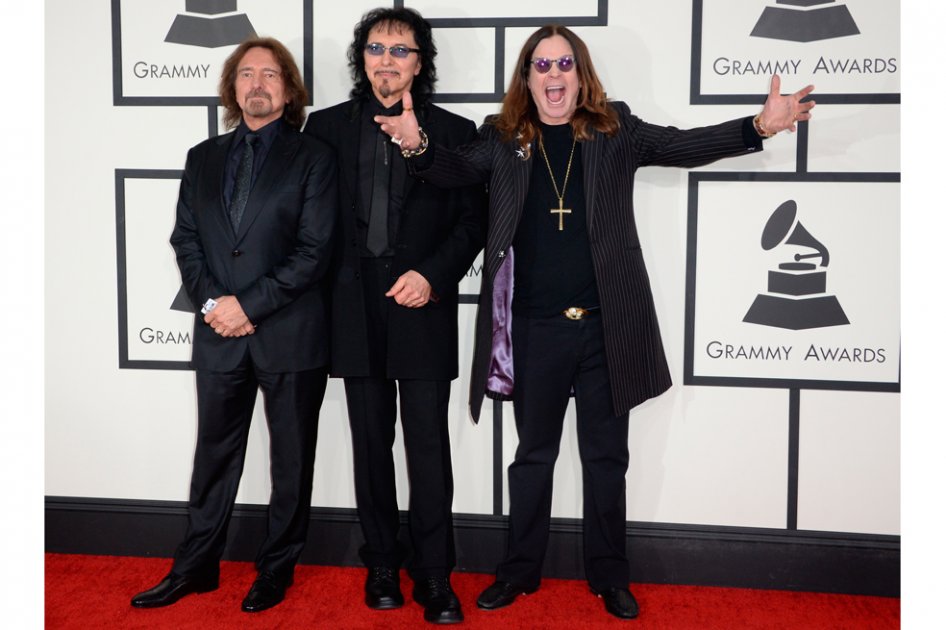 Black Sabbath en los Grammy 2014.