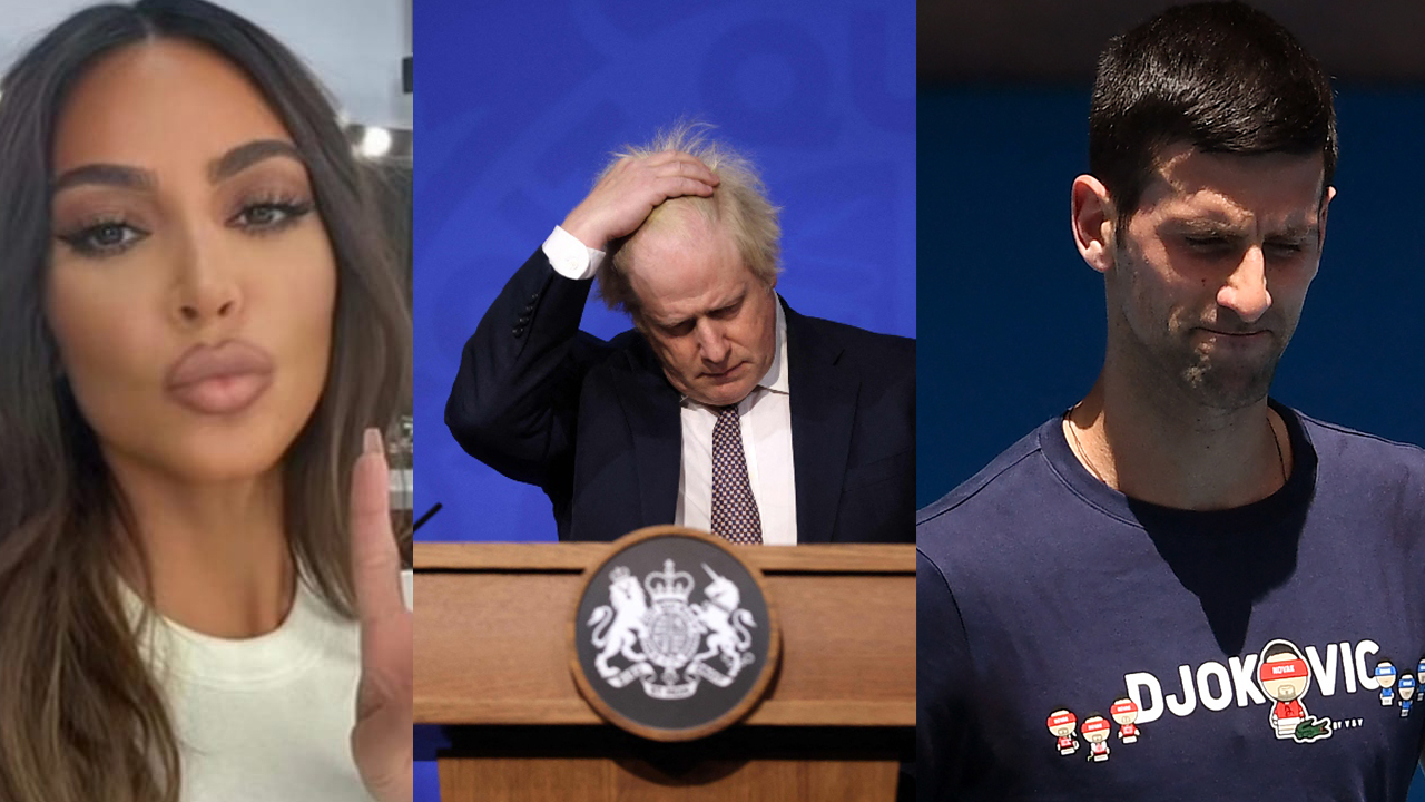 Djokovic, Boris Johnson y otros que no siguieron las restricciones por Covid-19