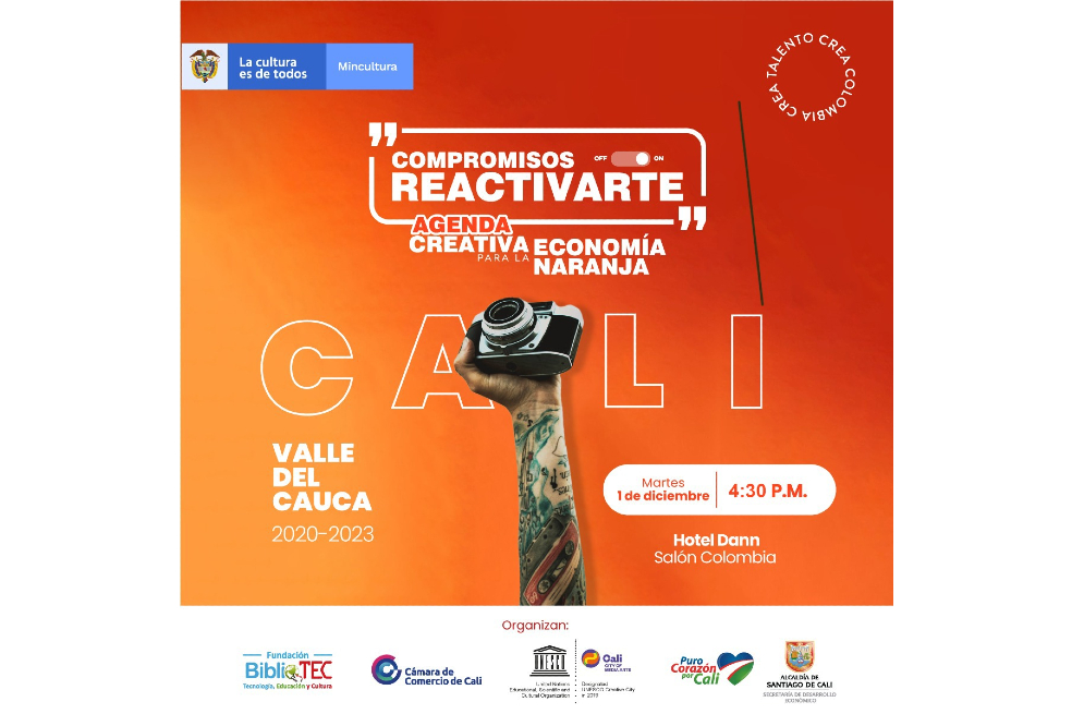Se invertirán más de $500.000 millones de pesos para reactivar el sector cultural y creativo en Cali