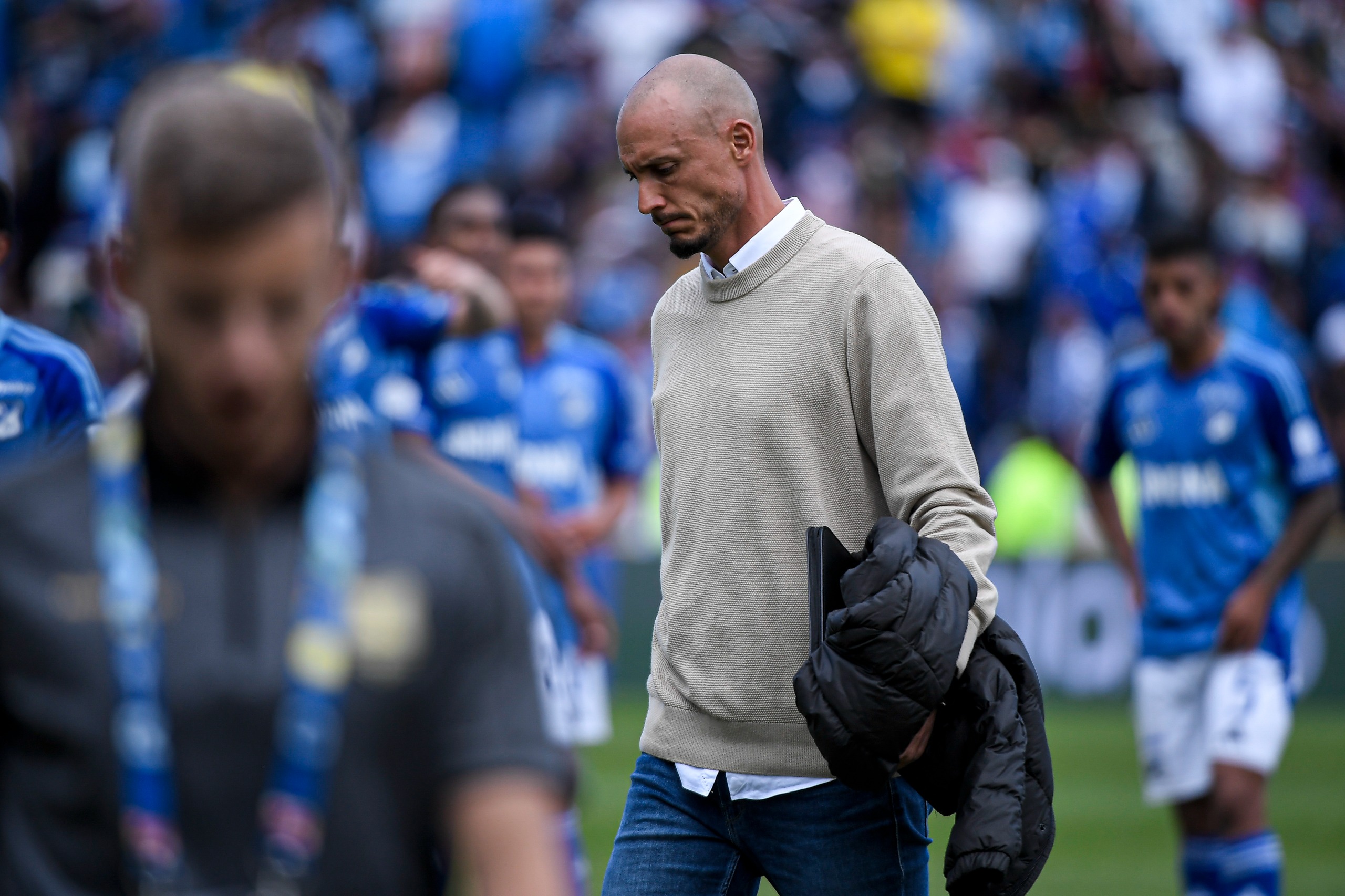 “Ponemos el pecho y hay que seguir”: David González a los hinchas de Millonarios