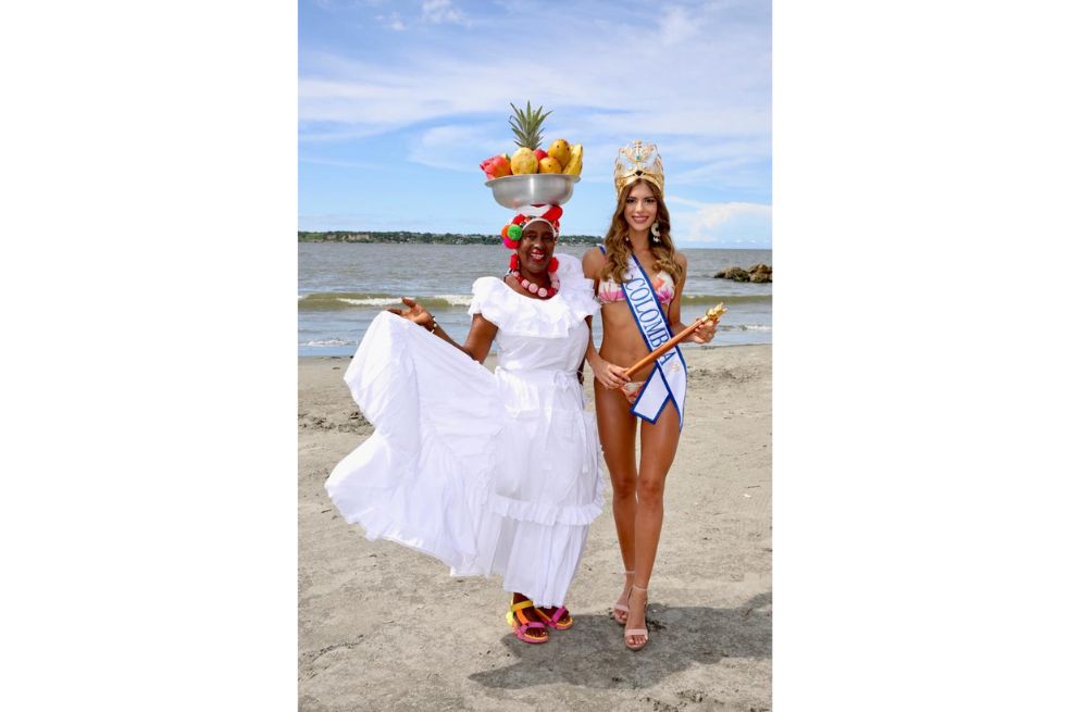 Sofía Osío Luna, Señorita Colombia 2022 posó con la palenquera