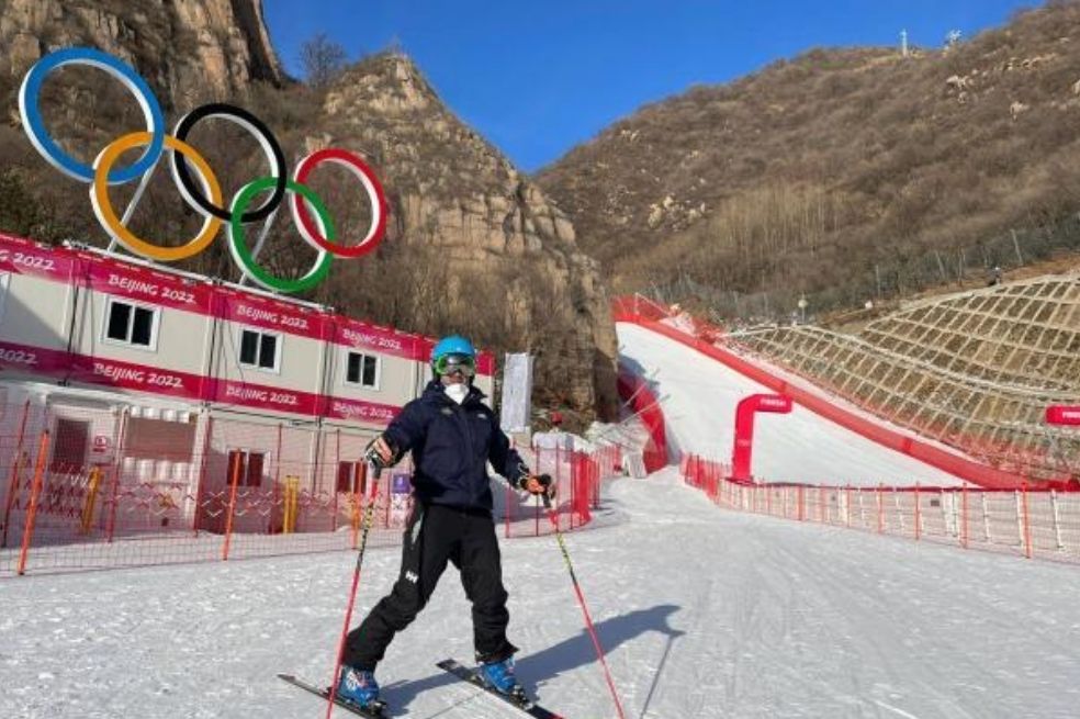 ¡Sin nieve! Así entrenó Carlos Quintana, esquiador colombiano, para Beijing 2022