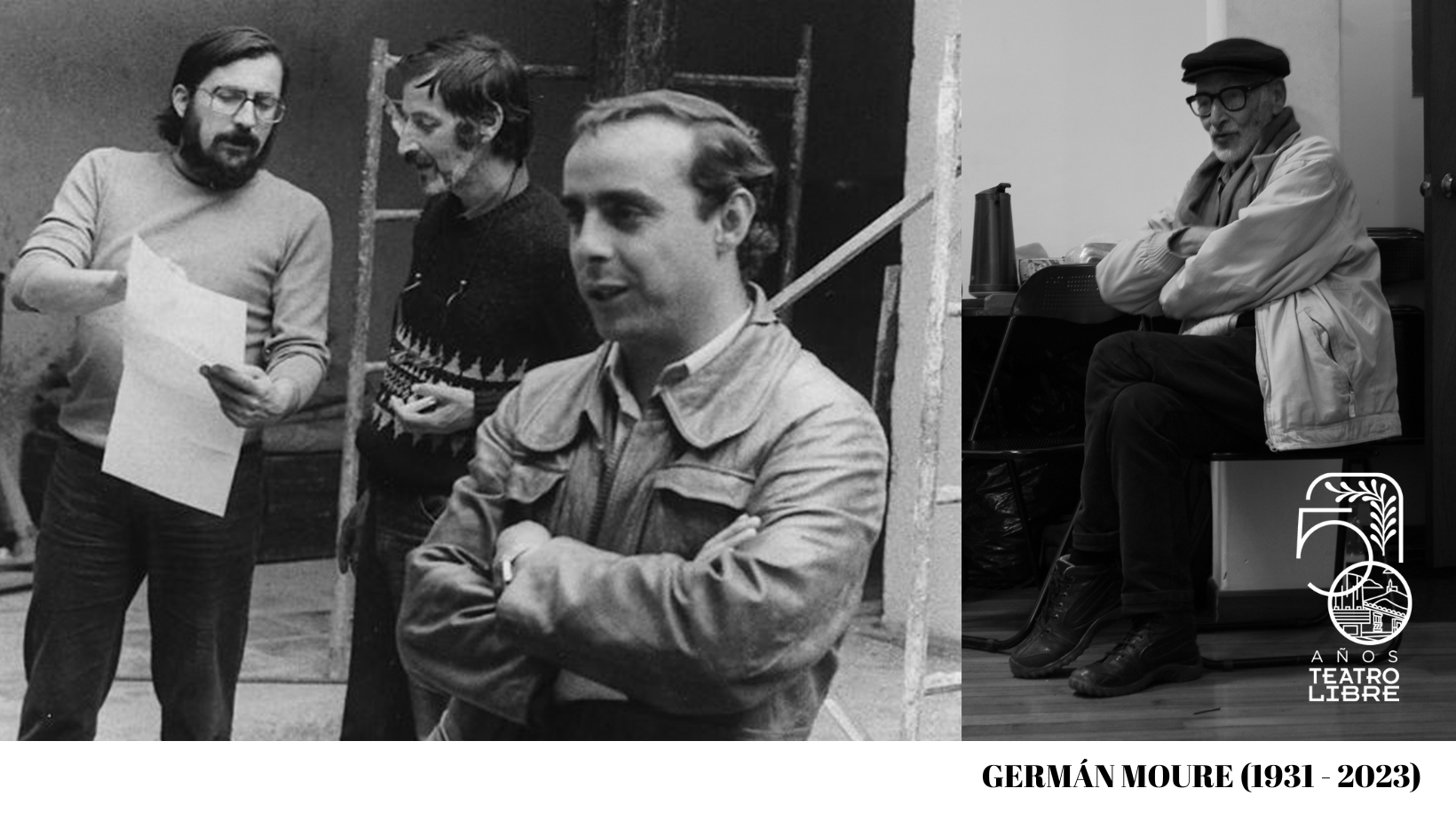 Falleció Germán Moure, fundador del Teatro Libre y el Teatro La Mama
