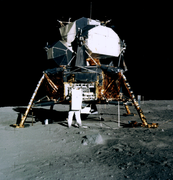 Módulo Lunar del Apolo 11.Foto: NASA
