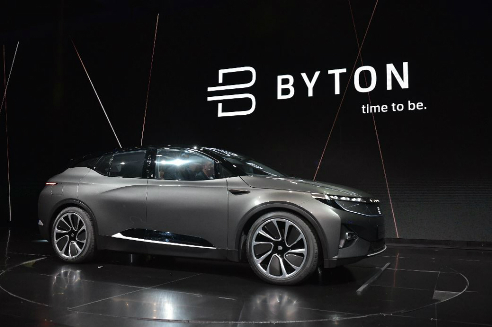 Byton exhibe un auto del futuro en el salón de electrónica de Las Vegas