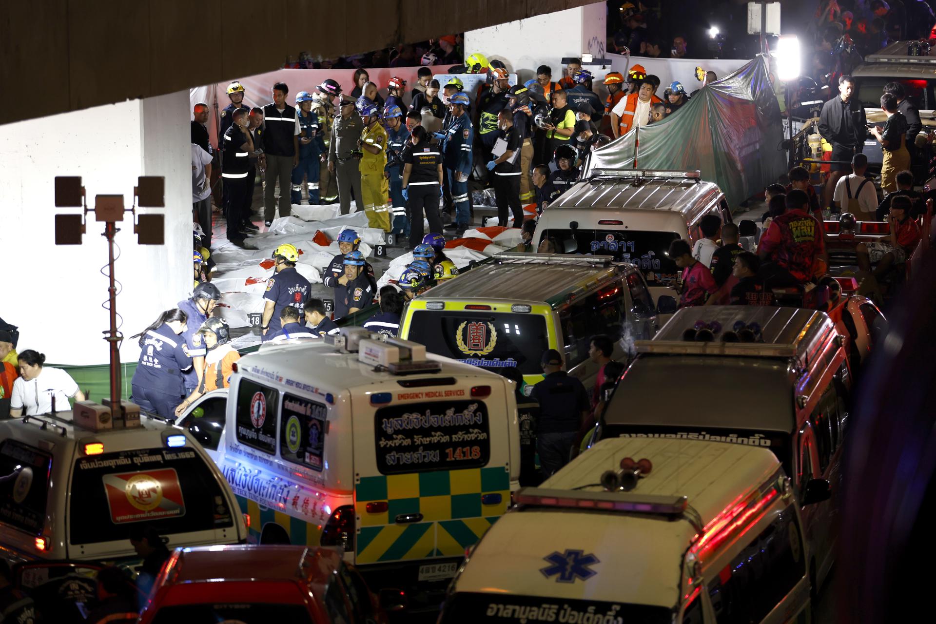 Incendio de un bar de Bangkok deja al menos 27 personas muertas