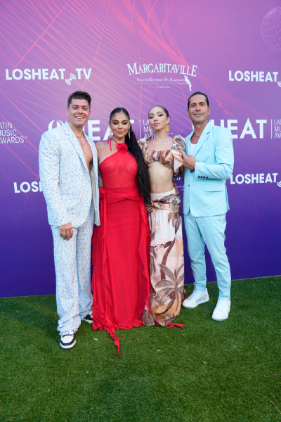 Alfombra verde de los Premios Heat 2023 desde Cap Cana.