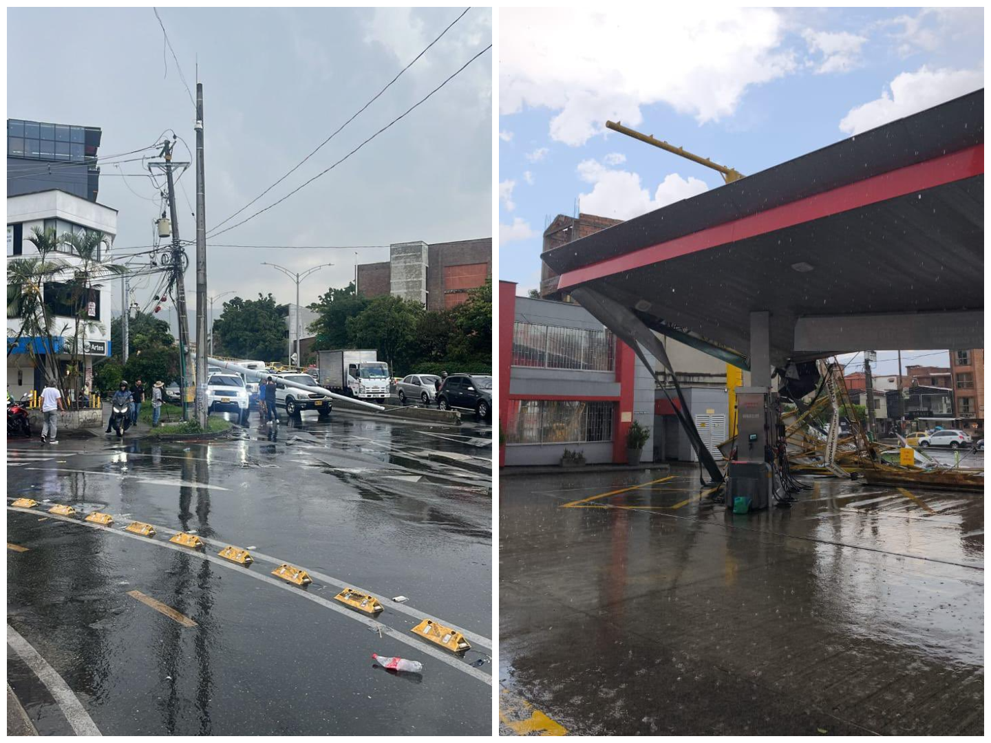 Tormenta eléctrica en Medellín provocó más de 30 emergencias este jueves