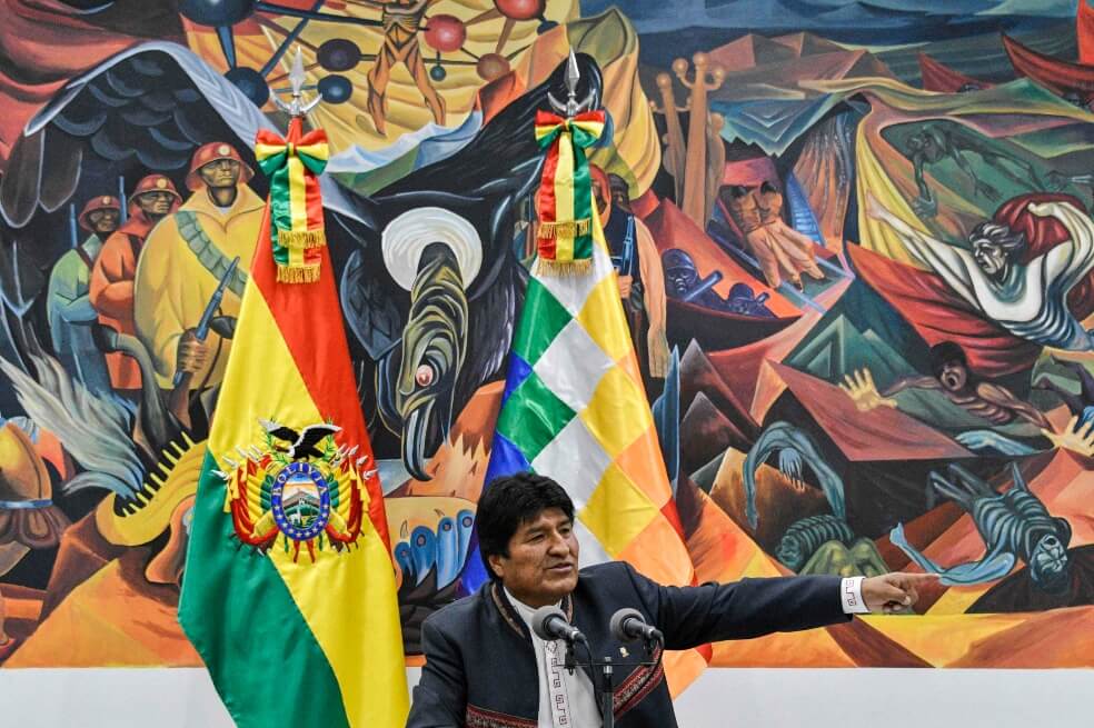 Evo Morales dice haber ganado elecciones presidenciales en medio de denuncias de fraude