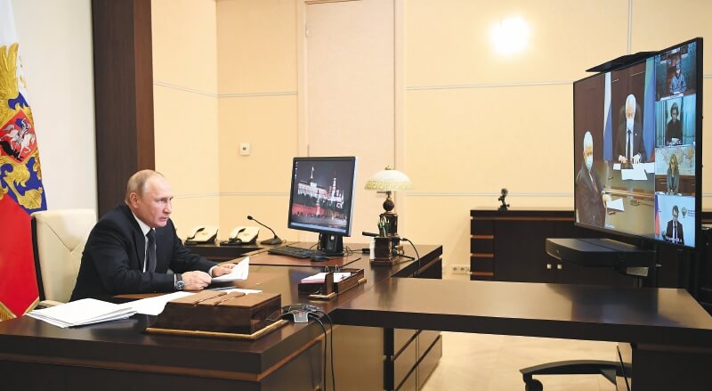 El tapabocas ruso
