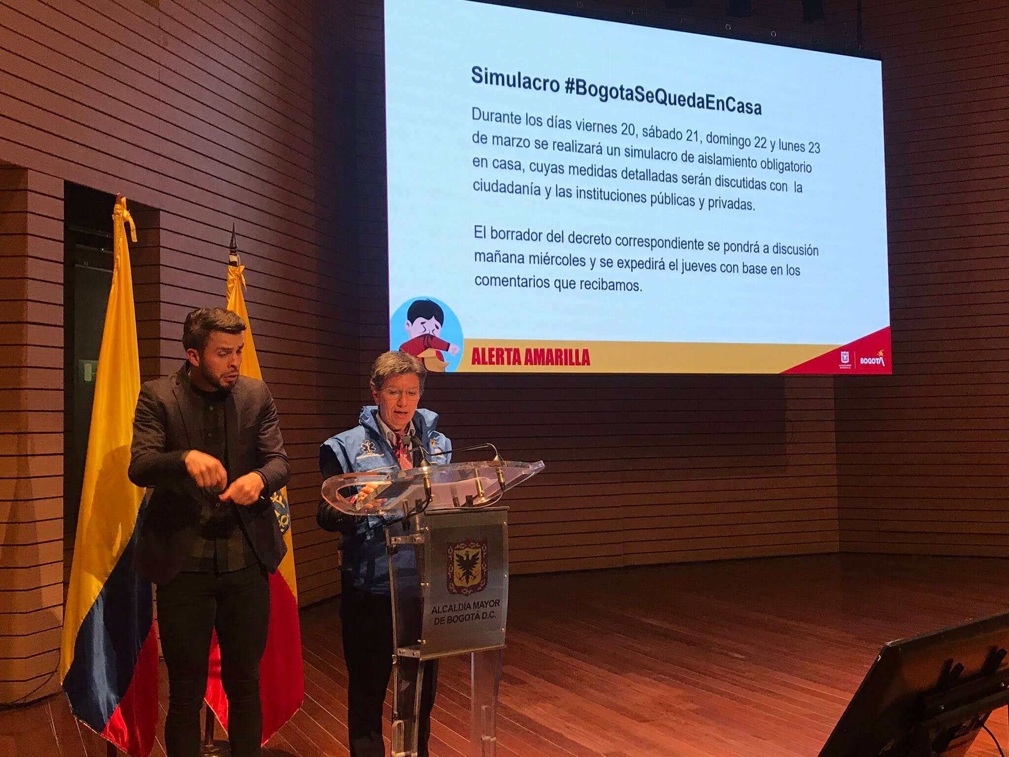Las reacciones ante el simulacro de aislamiento que se aplicará en Bogotá este puente festivo