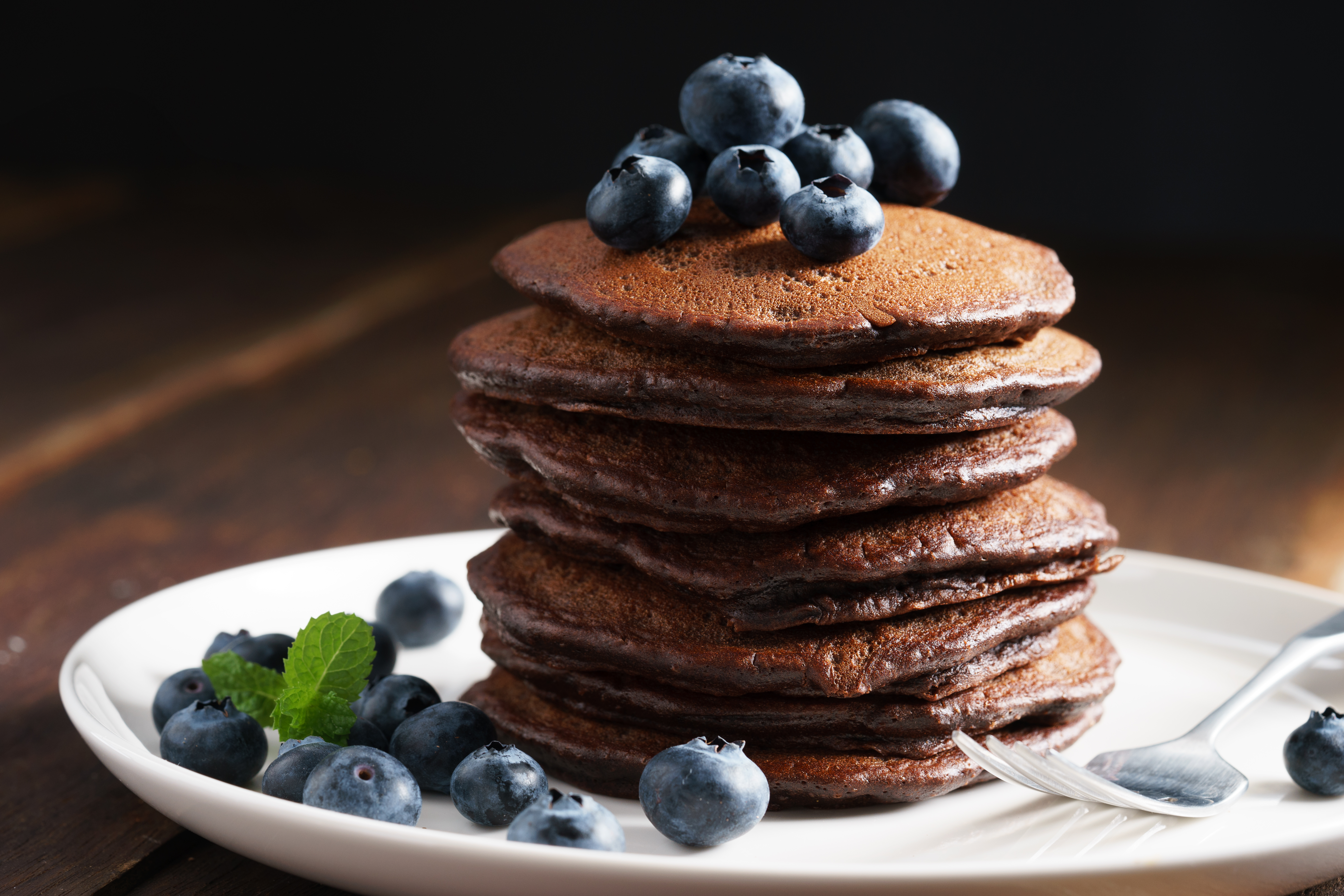Siete ingredientes para preparar “pancakes” de cacao