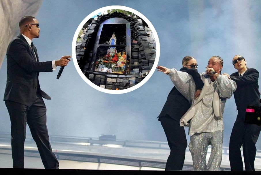 Cómo la Virgen de la Aguacatala en Medellín permitió unir a Will Smith y J Balvin