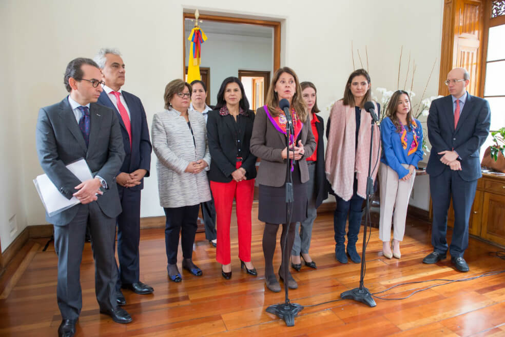 Marta Lucía Ramírez dijo que el gobierno no permitirá que “nuestra historia” quede dispersa por el mundo entero. / Vicepresidencia