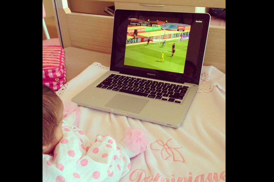 Falcao tiene en su hija Dominique a su principal fan