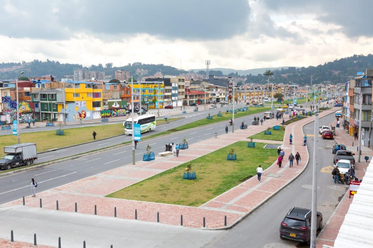Ya está lista la nueva avenida Tabor en la localidad de Suba