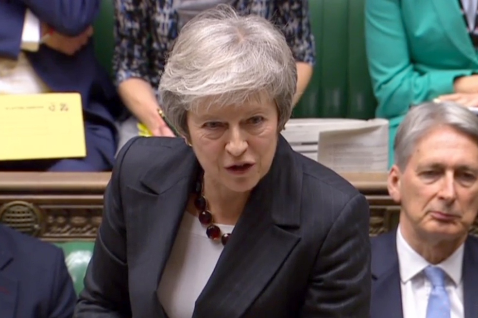 May advierte que el «brexit» estaría en peligro si Parlamento rechaza el acuerdo