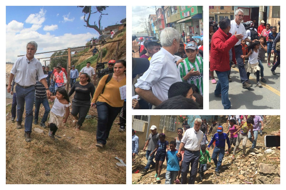 Así fue el recorrido de Enrique Peñalosa por Ciudad Bolívar