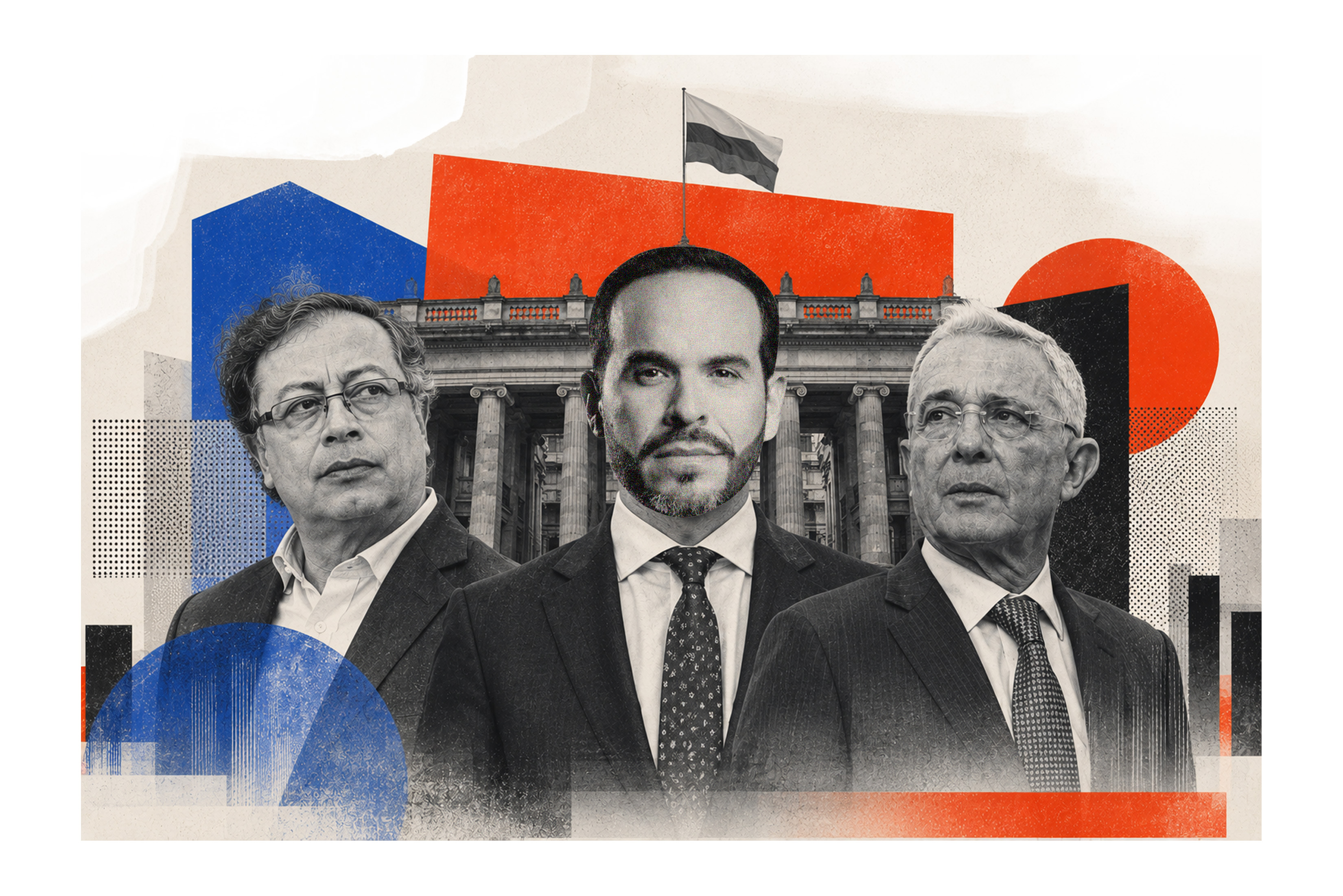 Gustavo Petro, Abelardo de la Espriella y Álvaro Uribe serán los protagonistas del debate político en los próximos cuatro años.