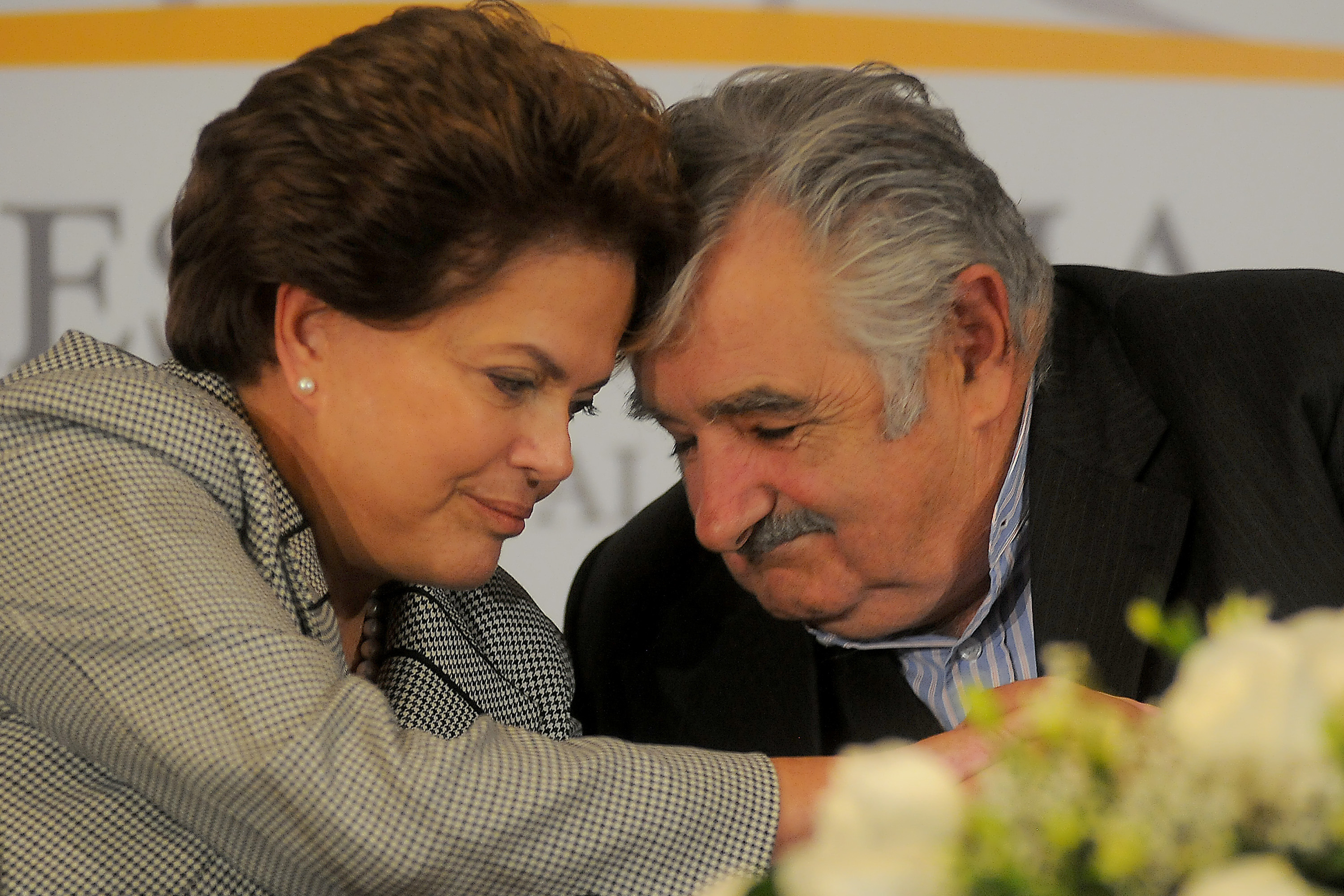 Pepe Mujica con líderes Mundiales