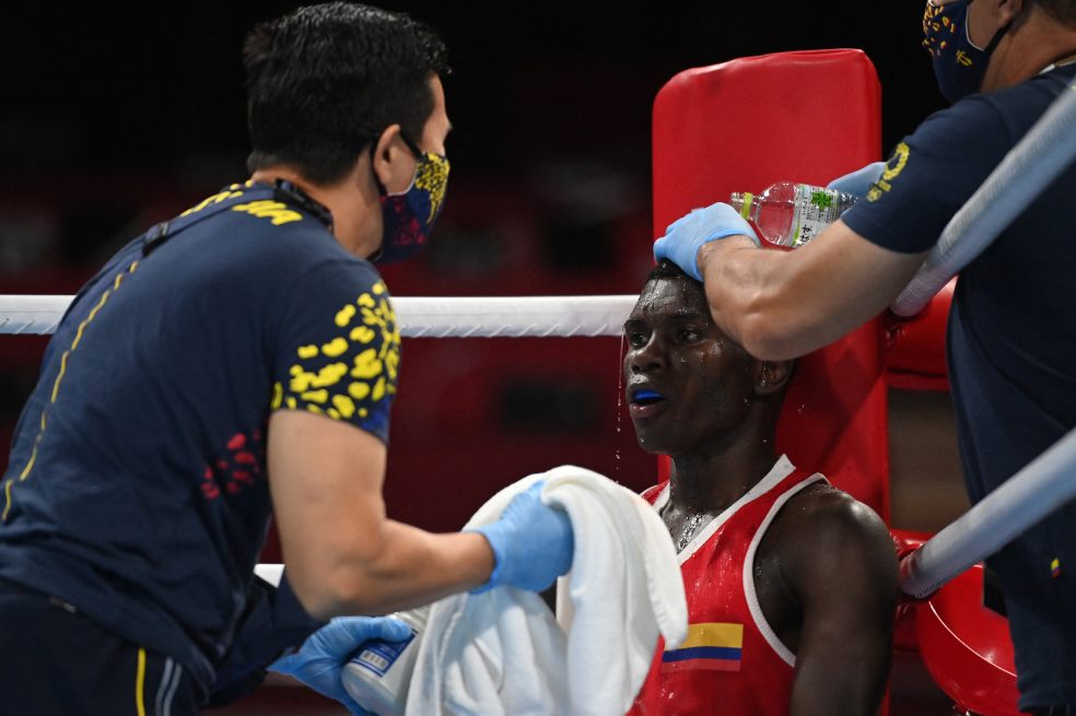 Video: con vallenato de fondo, Yuberjen Martínez lamentó la eliminación en Tokio