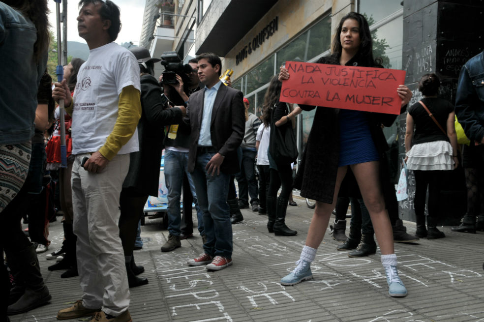 Así fue la protesta de las minifaldas