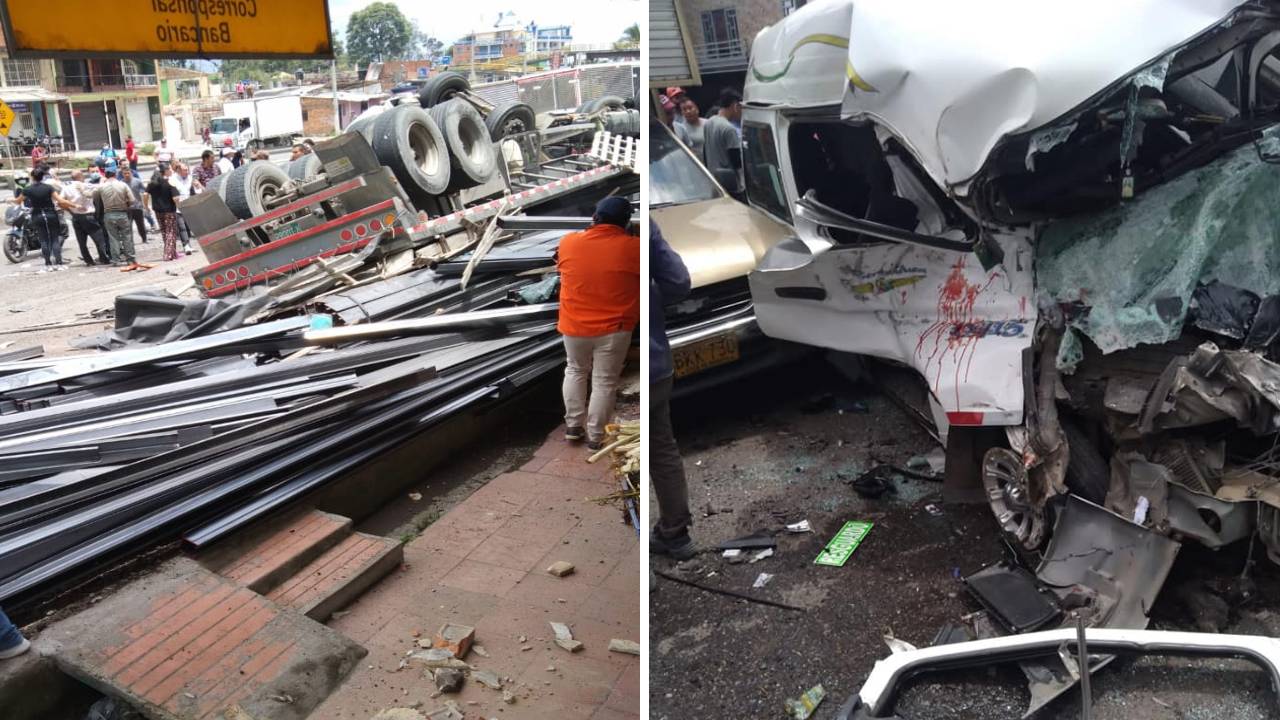 Accidente vehicular en la vía Bogotá-Girardot deja seis personas lesionadas