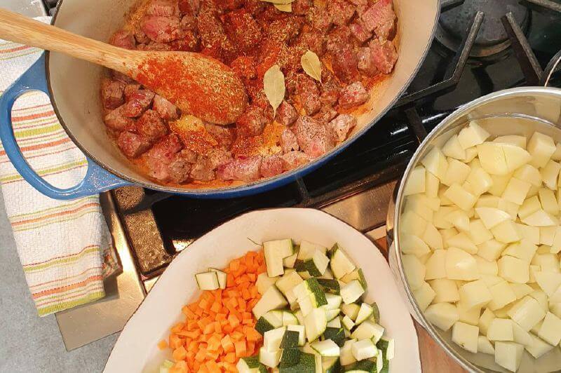 Receta para preparar estofado