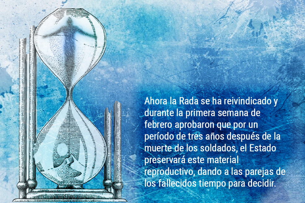 Dar vida después de la muerte: la nueva posibilidad para los soldados ucranianos caídos en combate.