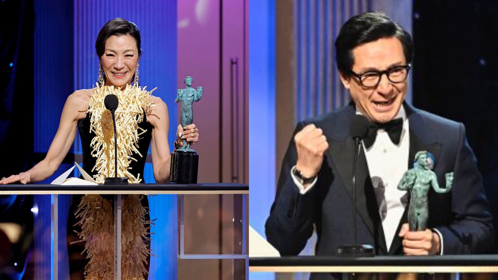 Ellos son los primeros asiáticos en ganar en los SAG Awards 2023