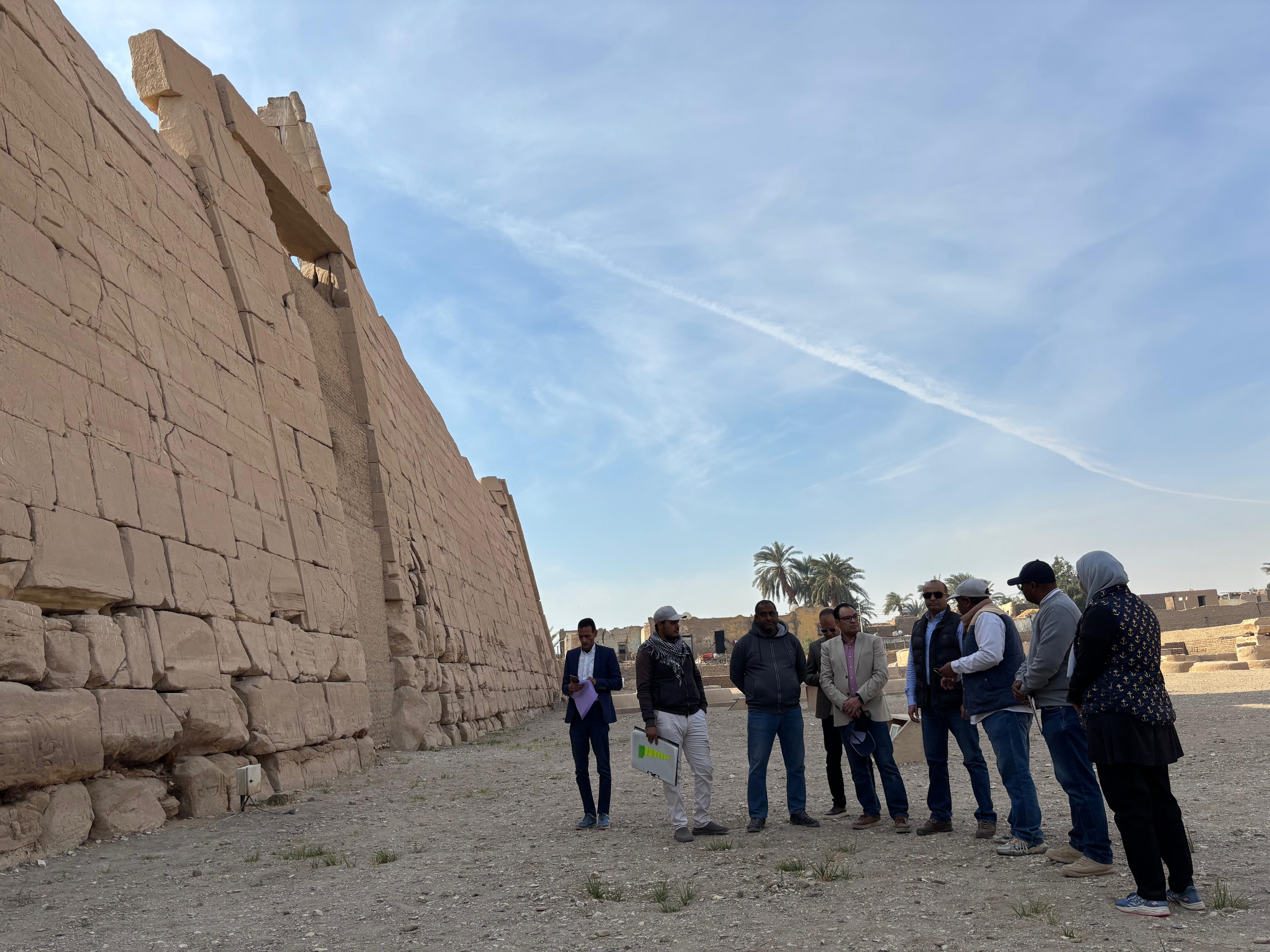 Comienza la restauración de un templo erigido por Ramsés II en Luxor
