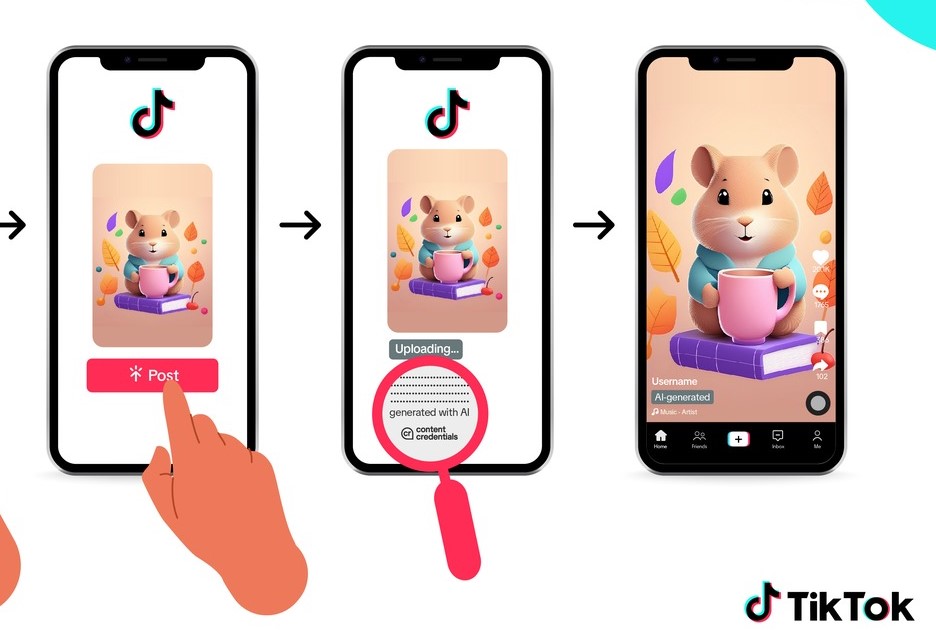 TikTok marcará los contenidos creados con IA para combatir la desinformación