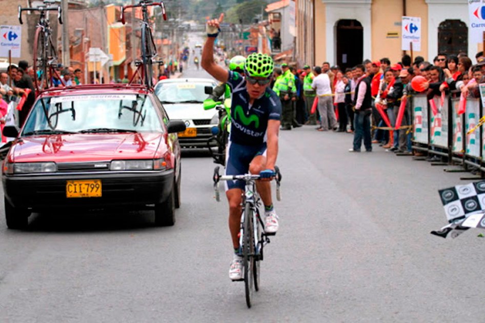 Freddy Montaña ganó tercera etapa de la Vuelta a Boyacá