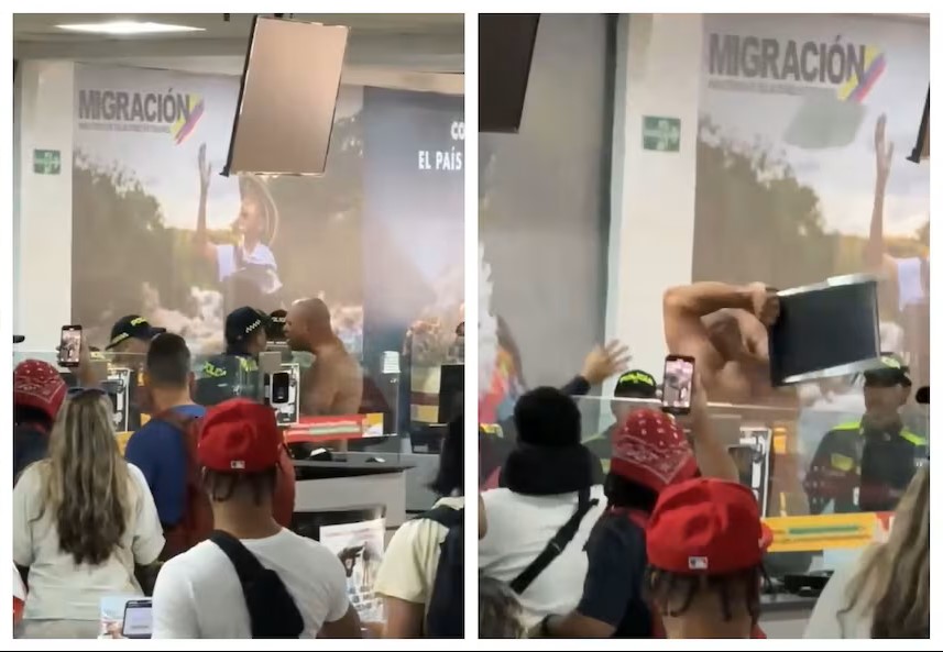 Habló el estadounidense que destruyó oficina en aeropuerto de Cartagena