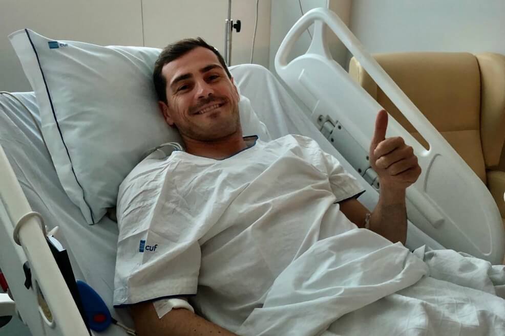 Iker Casillas después de su infarto: «Fue un susto muy grande»