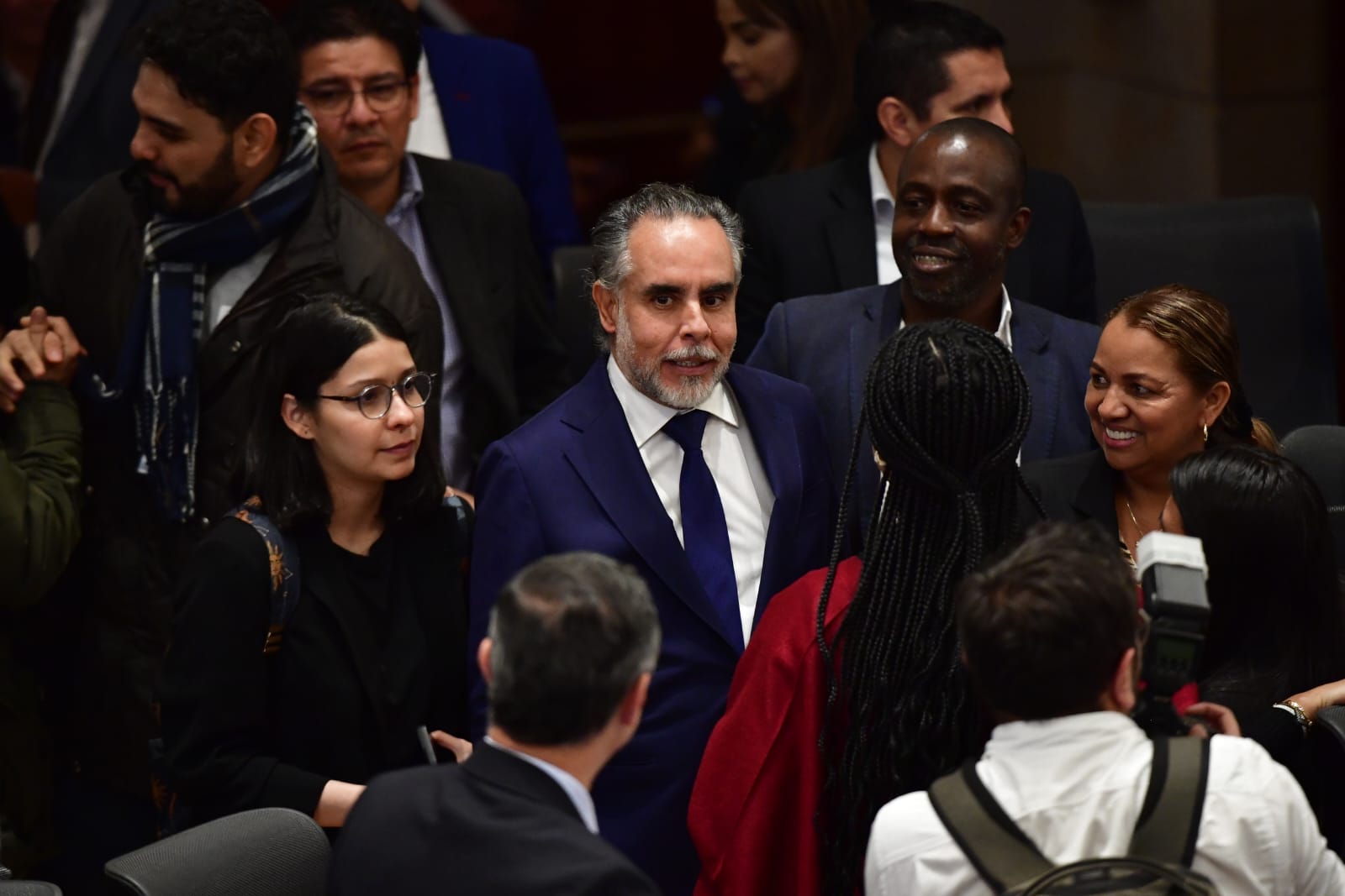 Armando Benedetti en la plenaria de la Cámara de Representantes