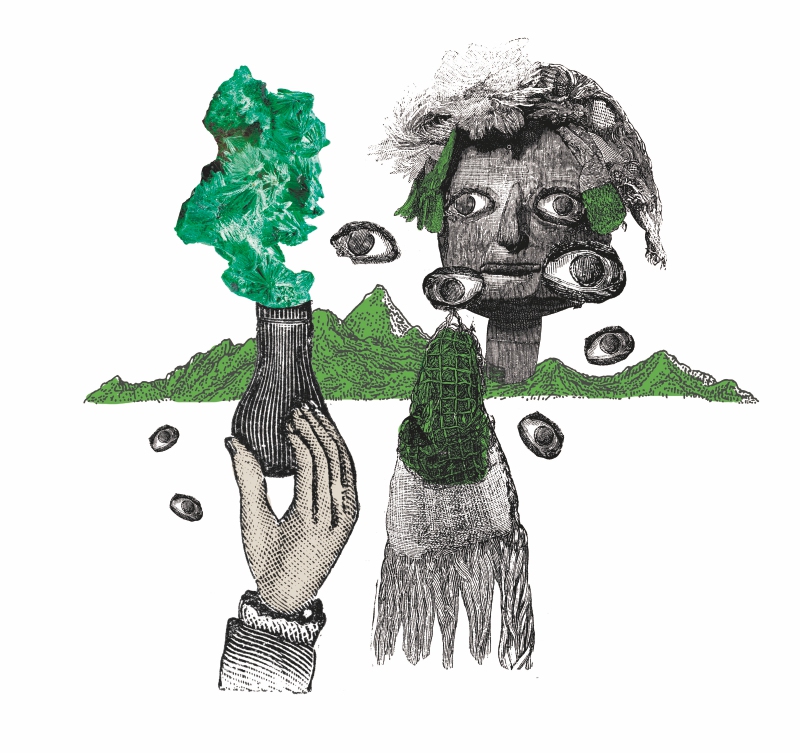 El verde malaquita es considerado el verde más antiguo del mundo y se obtiene a partir del mineral malaquita. / Jonathan Bejarano.