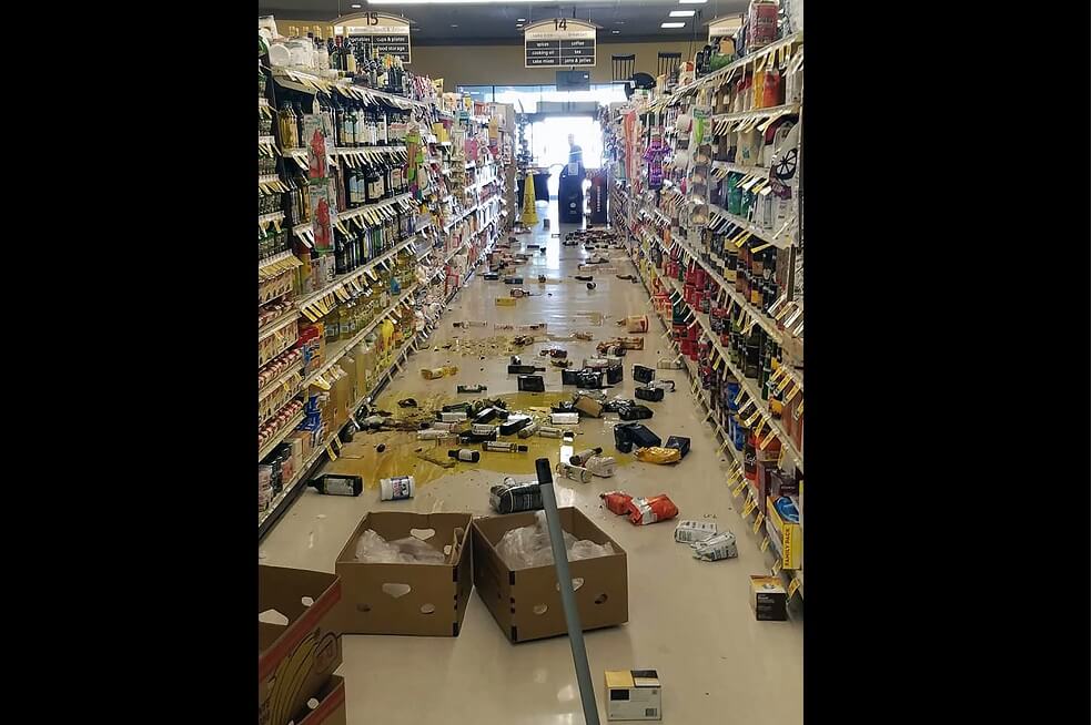 Sismo de magnitud 6,4 sacude California, EE.UU.
