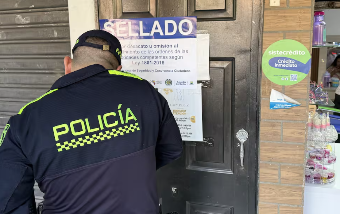 Sellan cinco centros estéticos en Bello, Antioquia, por incumplir normas sanitarias