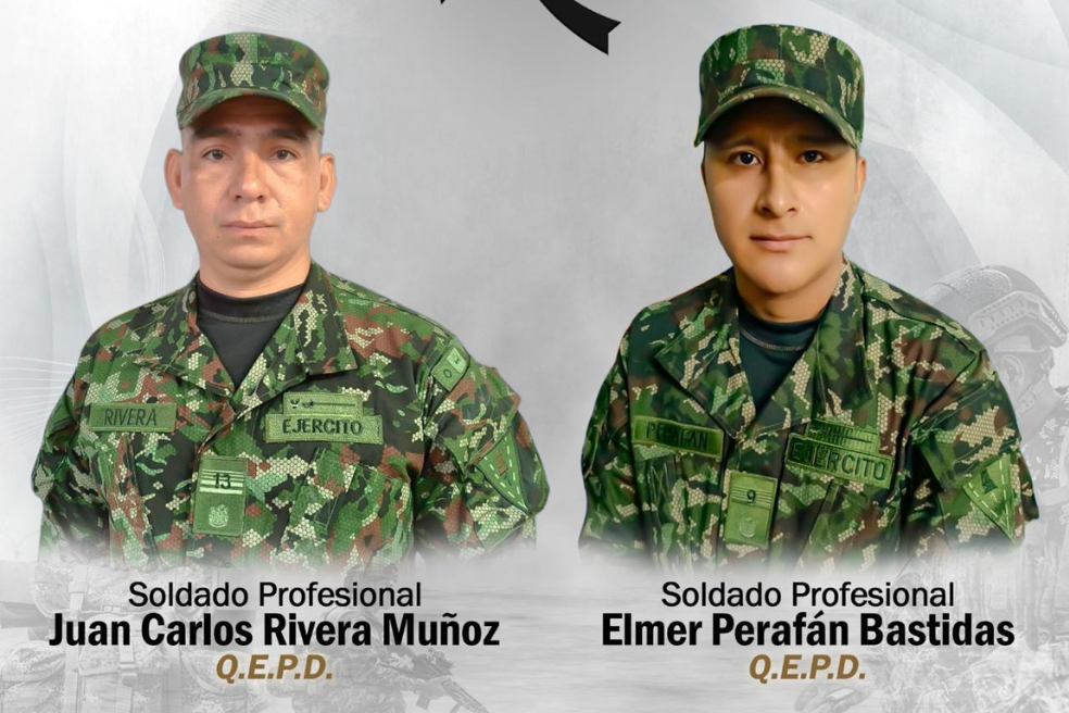 Dos militares muertos y ocho más heridos en hostigamiento en Arauquita (Arauca)