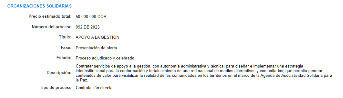 Organizaciones solidarias