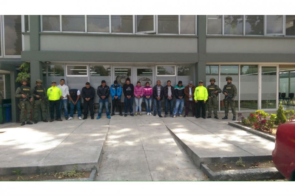 Desarticulan banda dedicada al homicidio y al narcotráfico en el país