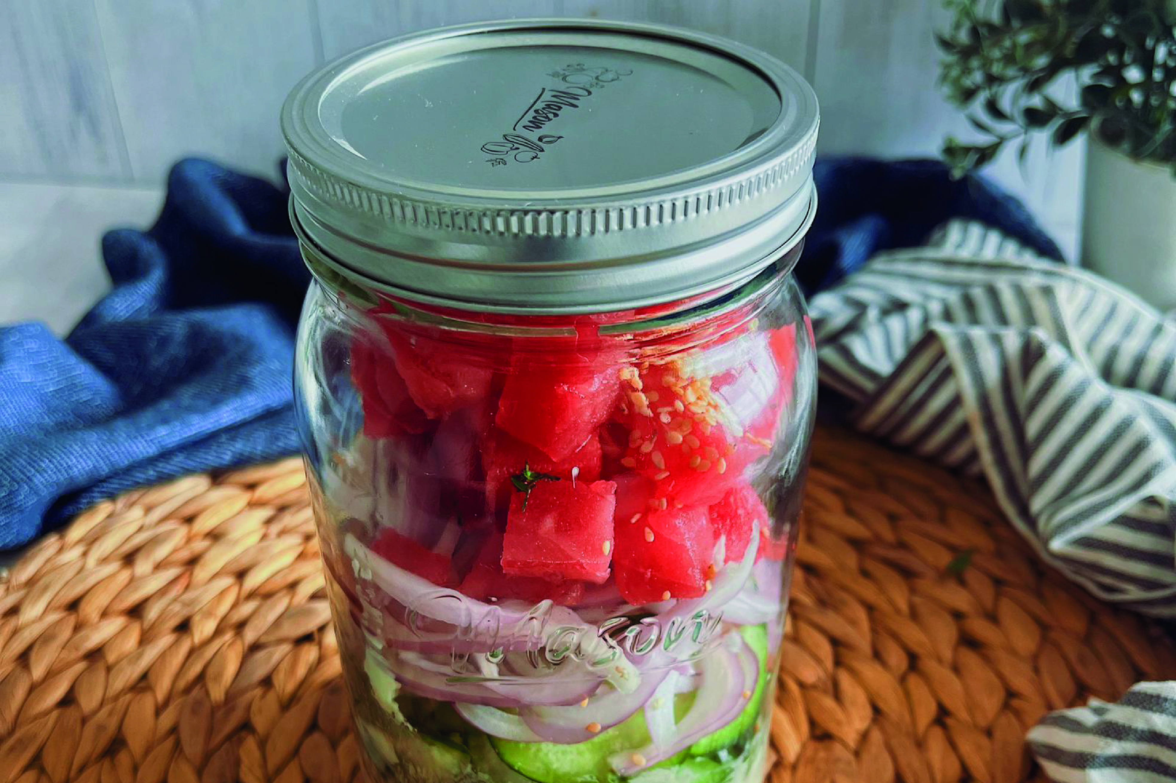Ensalada de atún en tarro