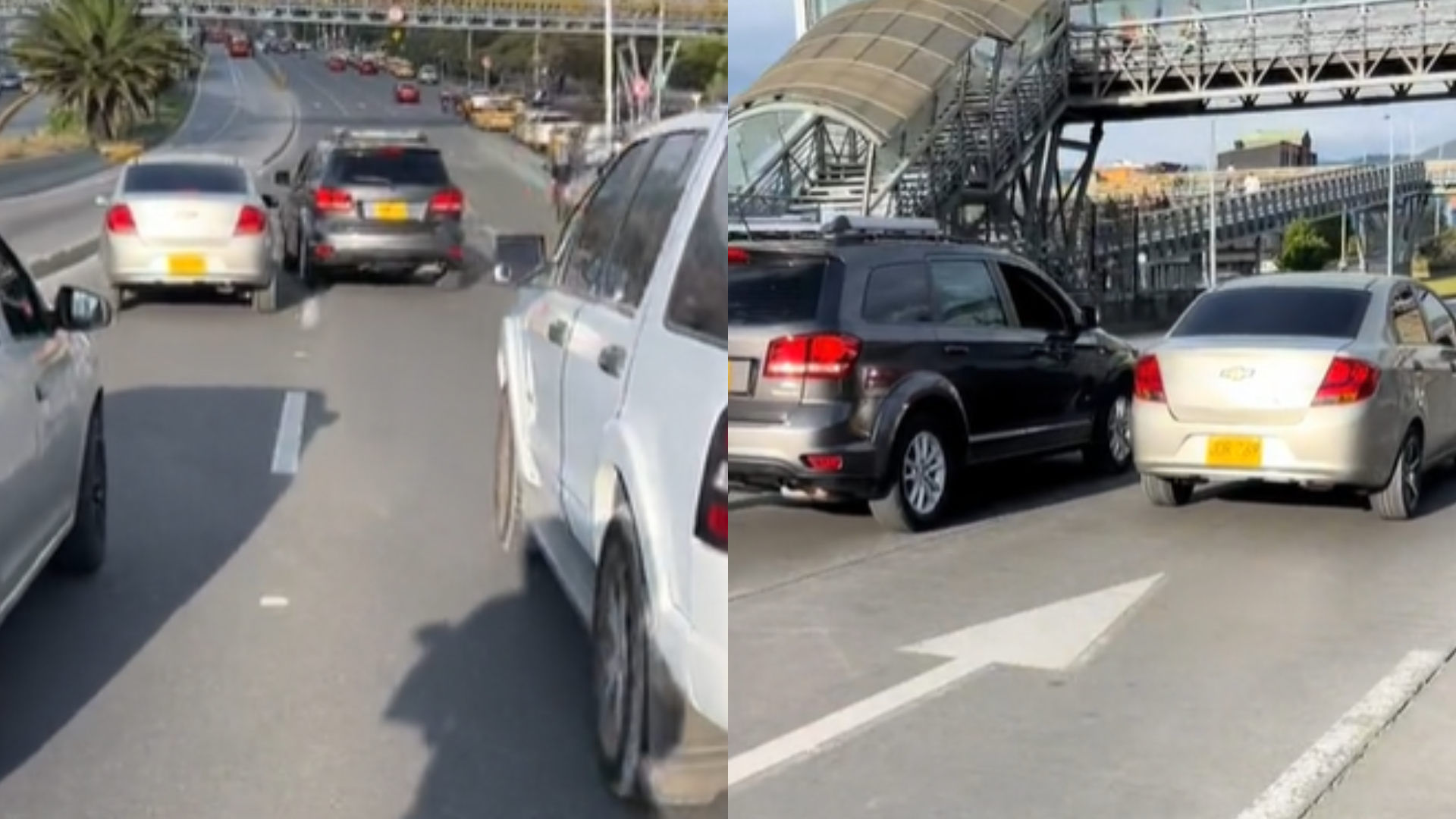 Intolerancia en Bogotá: Discusión entre conductores en la carrera 30 se hace viral