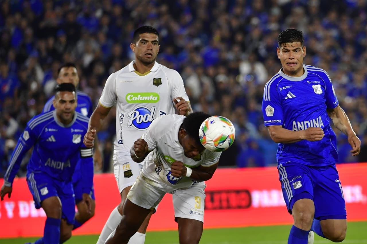 Millonarios, con gol de Falcao, logró su primera victoria del semestre frente a Águilas