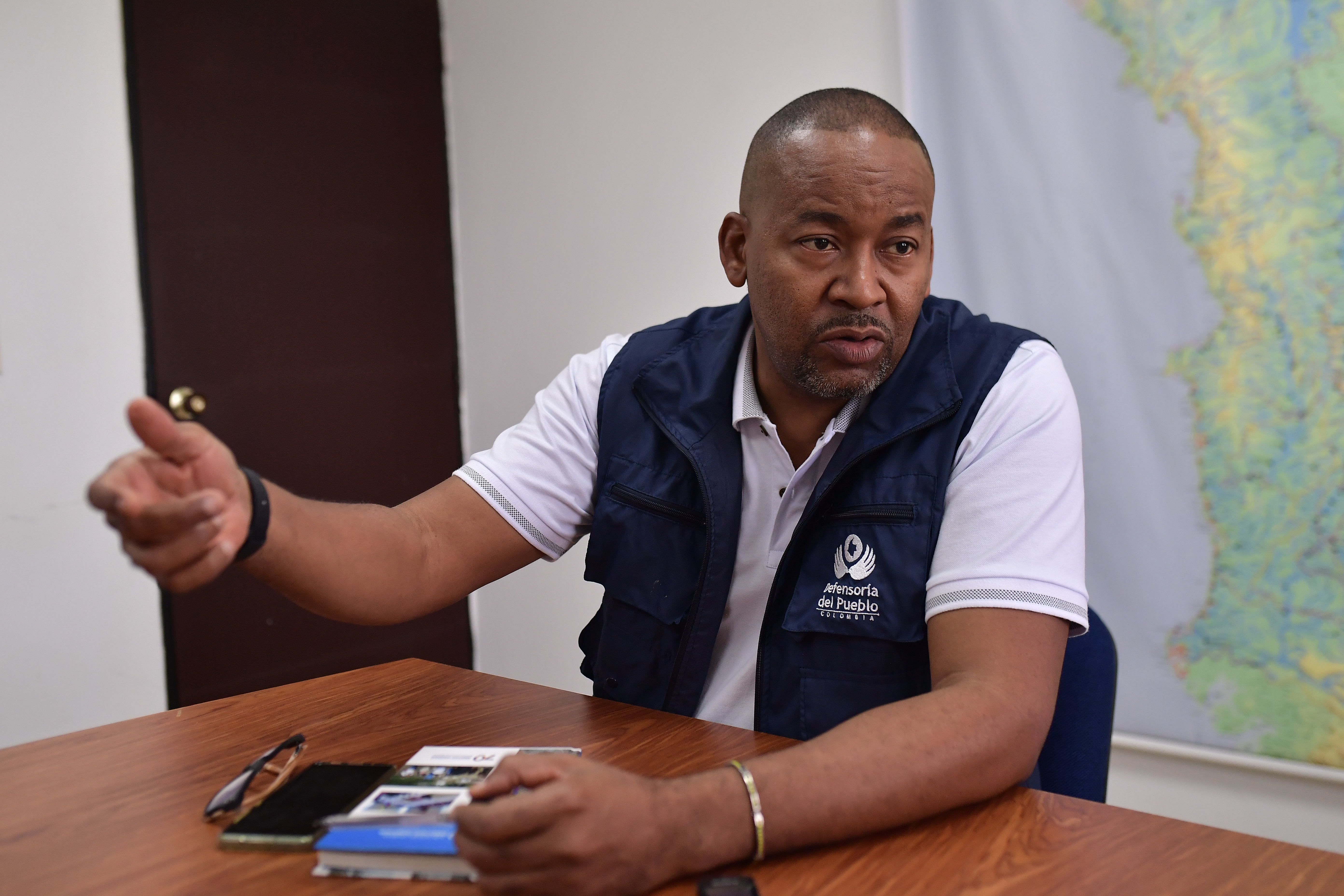 Luis Enrique Murillo Robledo, defensor del pueblo de Chocó es de Condoto y lleva en el cargo desde 2017.